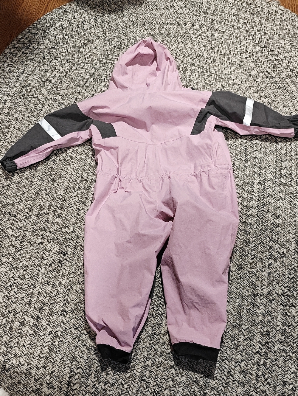 Oaki Oakiwear Kids lavender one piece rain/trail suit size 6/7 - Picture 8 of 9